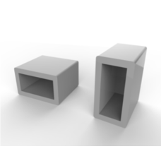 6*12mm NEONA Silikona Profila Noslēggals (Bez Cauruma)